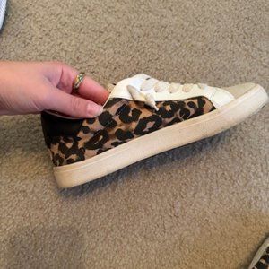 Steve Madden Leopard Print Sneakers